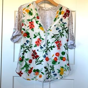 Anthropologie TINY floral Blouse size s
